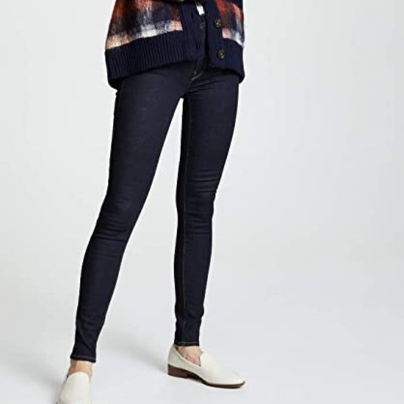Hudson Barbara High-Waist Super Skinny Ankle Jeans